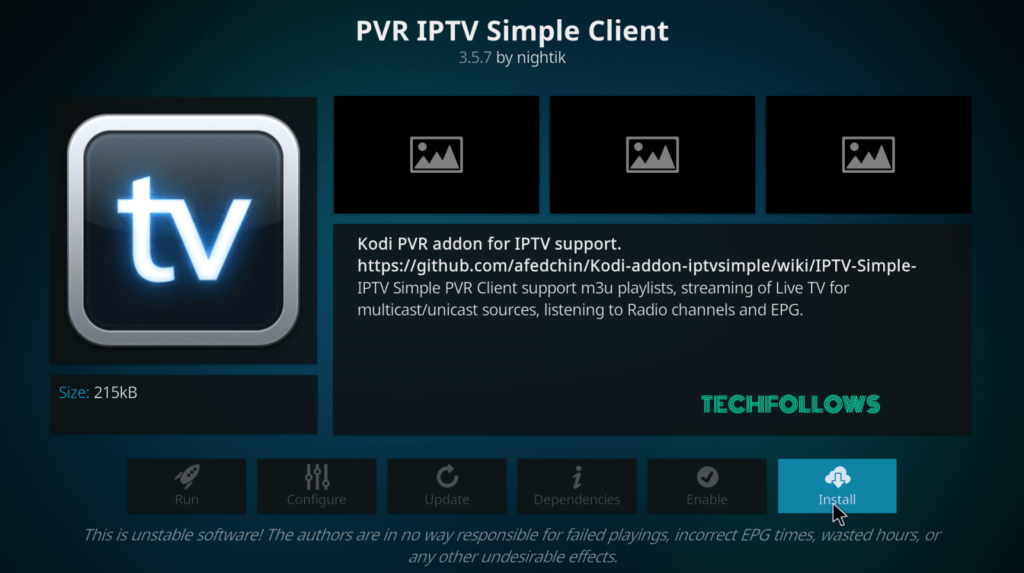 Installer l’IPTV sur Xbox avec Kodi Media Player etape 5