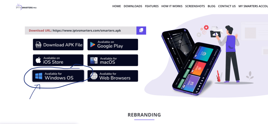 Microsoft IPTV Smarters Pro installation guide etape 2